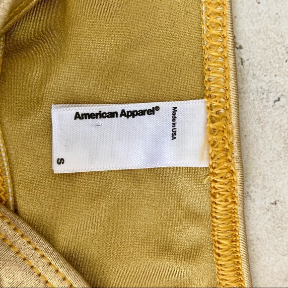 Gold American Apparel Bandeau - Picture 4 of 4